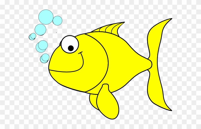 Fish Clipart Fish Yellow Clip Art - Yellow Fish Clipart #855534