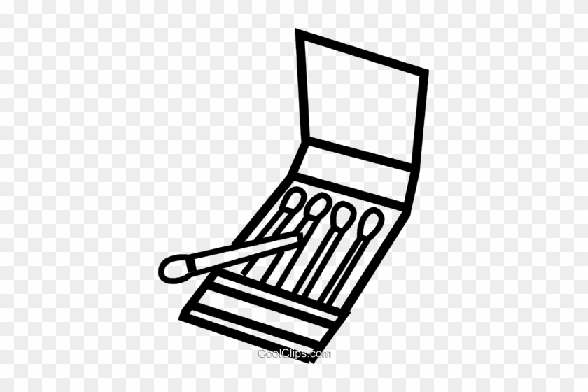 Matches Royalty Free Vector Clip Art Illustration - Matches Clip Art #855538
