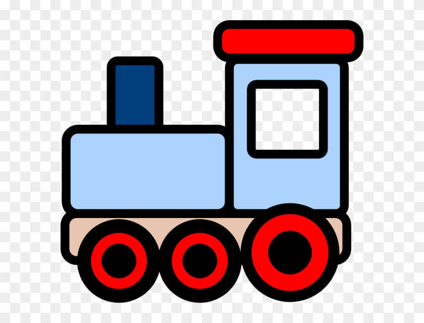 Locomotive Clipart Blue Train - Train Clipart #855548