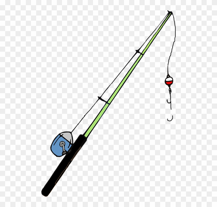 Fishing Pole Clipart 3, Buy Clip Art - Fishing Pole Clipart #855572