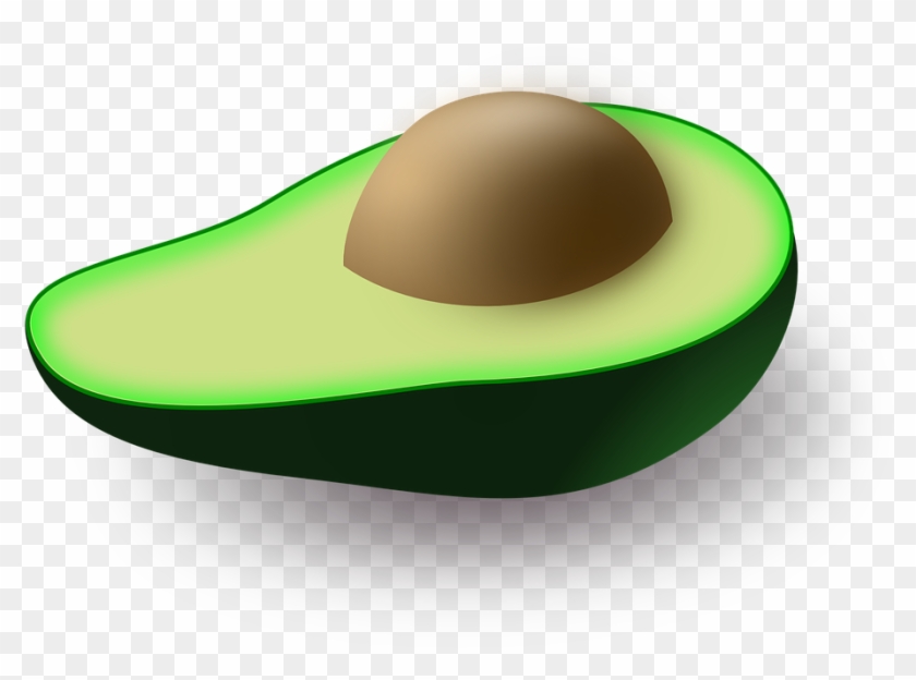 Avocado Clipart Avocado Half - Cartoon Picture Of Avocado #855626