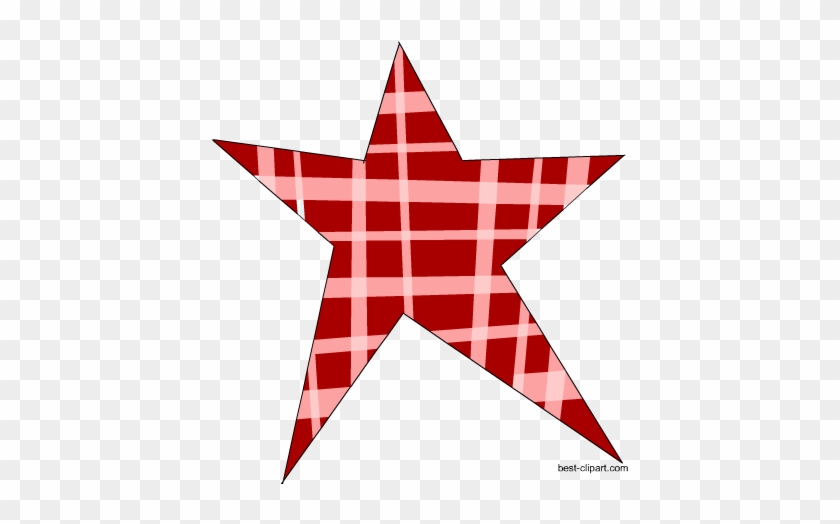 Pink And Red Christmas Star Clipart - Clip Art #855666