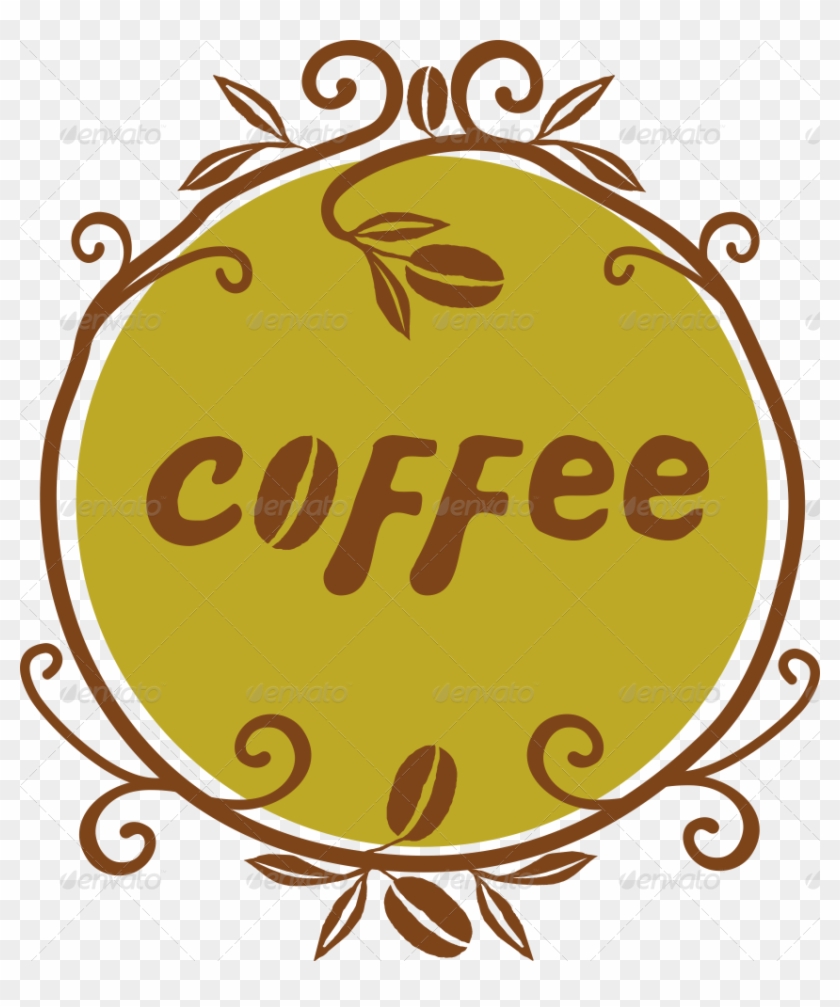Hand Drawn Cafe Signs Images/01 Coffee Hand Drawn Illustrations - Circle #855734