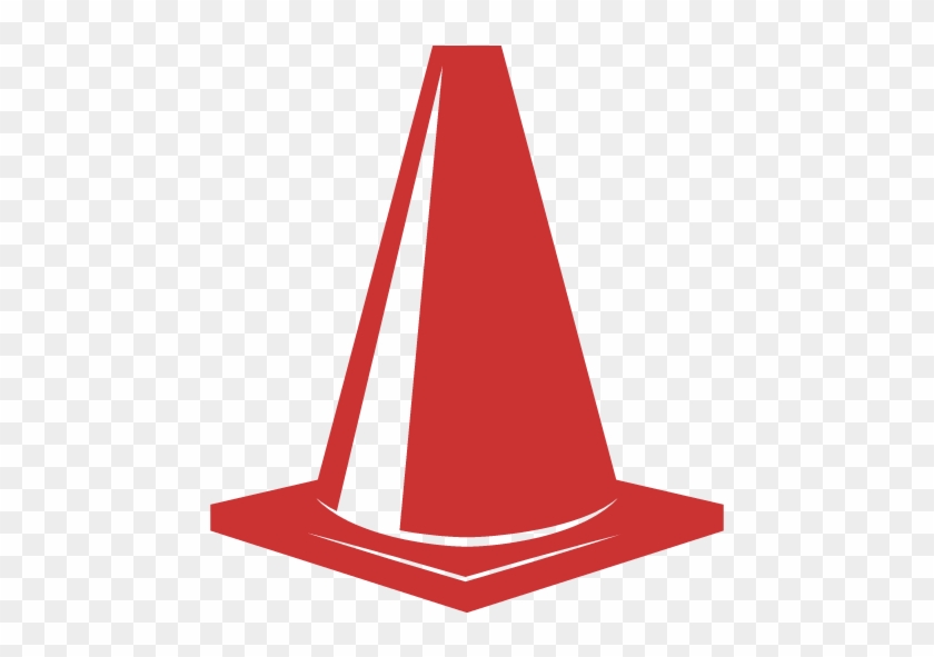 Persian Red Traffic Cone Icon - Traffic Cone #855769