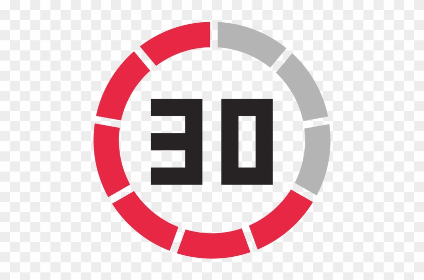 30 Minutes Counter Icon Transparent Png - Ph #855773
