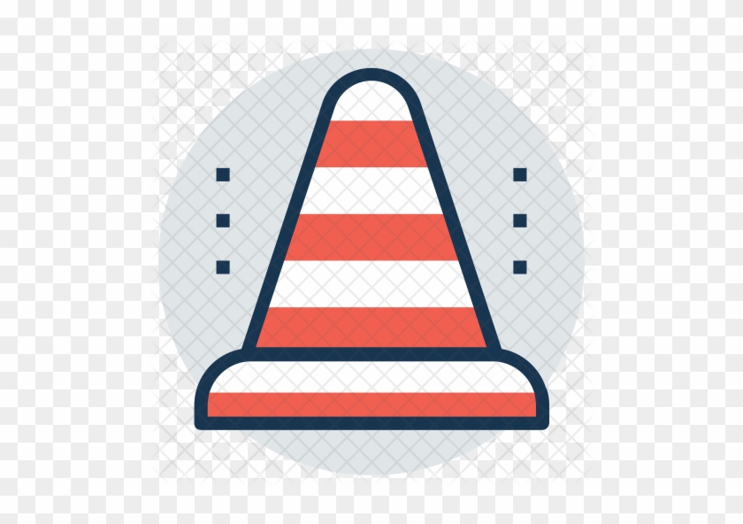 Traffic Cone Icon - Illustration #855792