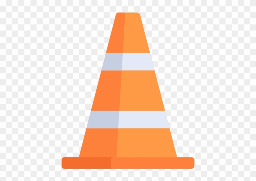 Traffic Cone Free Icon - Cono De Trafico Png #855834