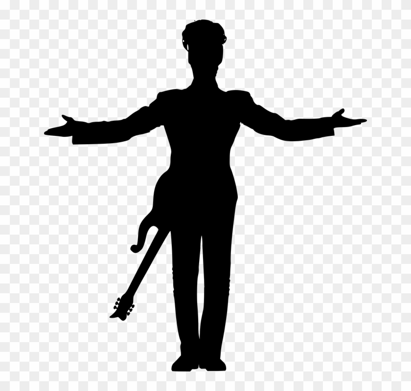 People Silhouette Clipart Prince - Prince Silhouette #855861