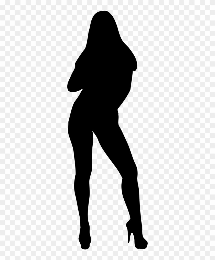 Inspiring Man Woman Silhouette Clip Art Medium Size - Model Silhouette Png #855866