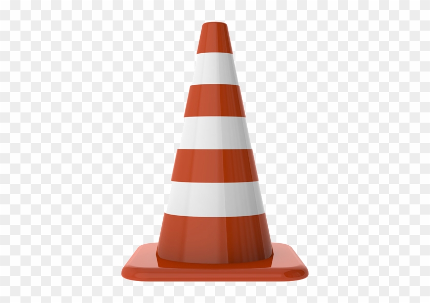 During The Initial Week Of Construction, Lyle Hanson - Clip Art Traffic Cone #855870