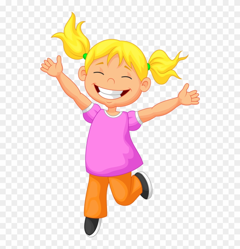 Child Free Content Clip Art - Happy Children Cartoon #855898