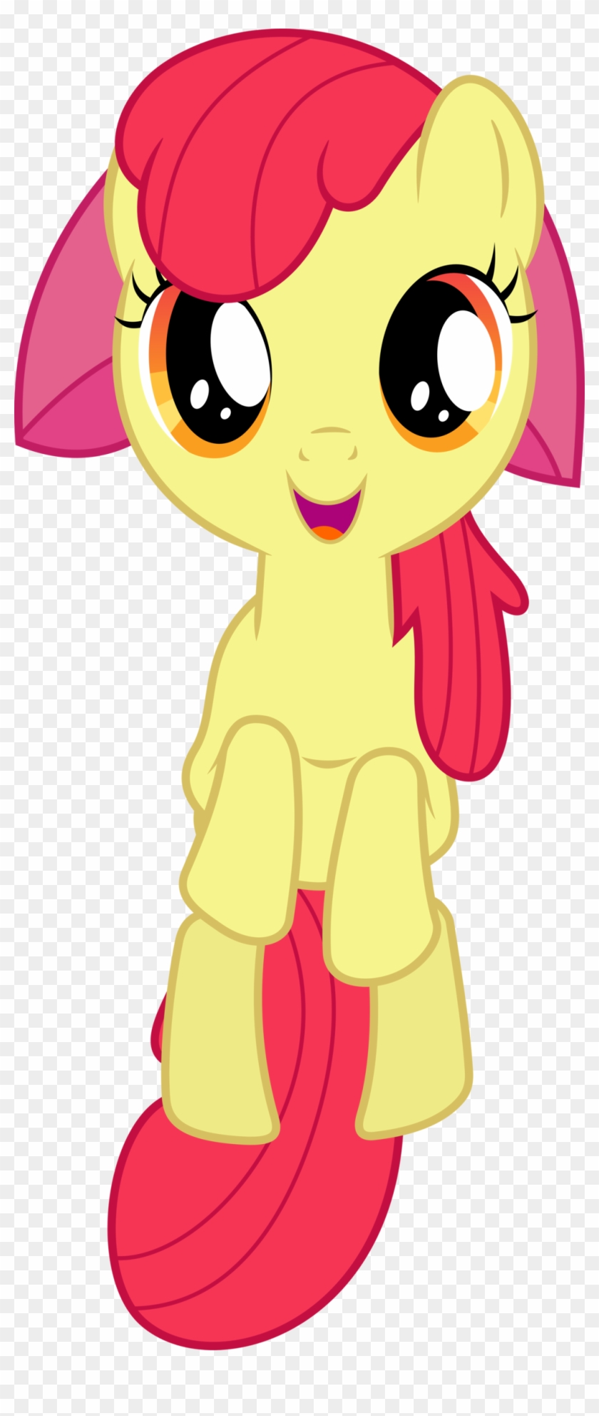 Apple Bloom Jumping By Racefox Apple Bloom Jumping - Mlp Applebloom Jumping #855903