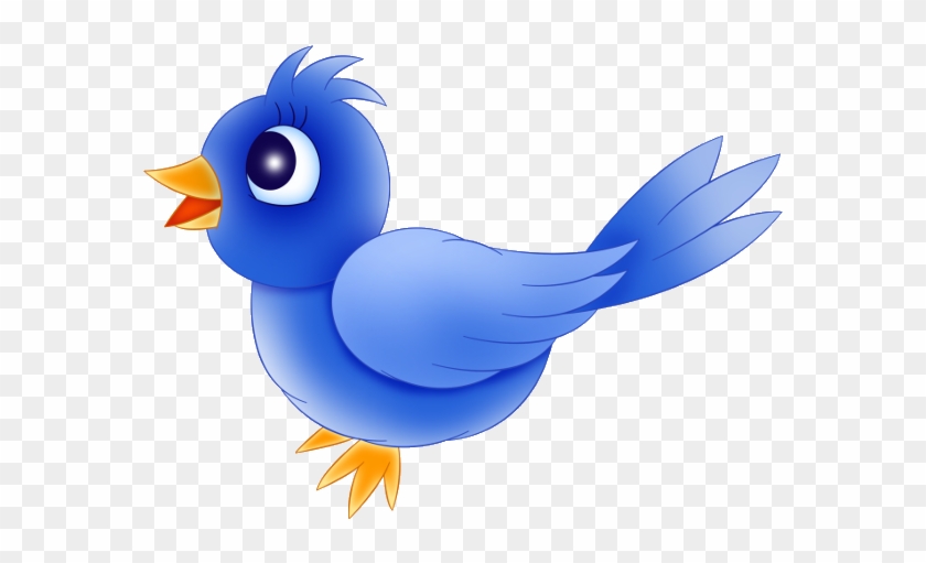 Little Blue Bird Clip Art - Blue Bird Cartoon #856005