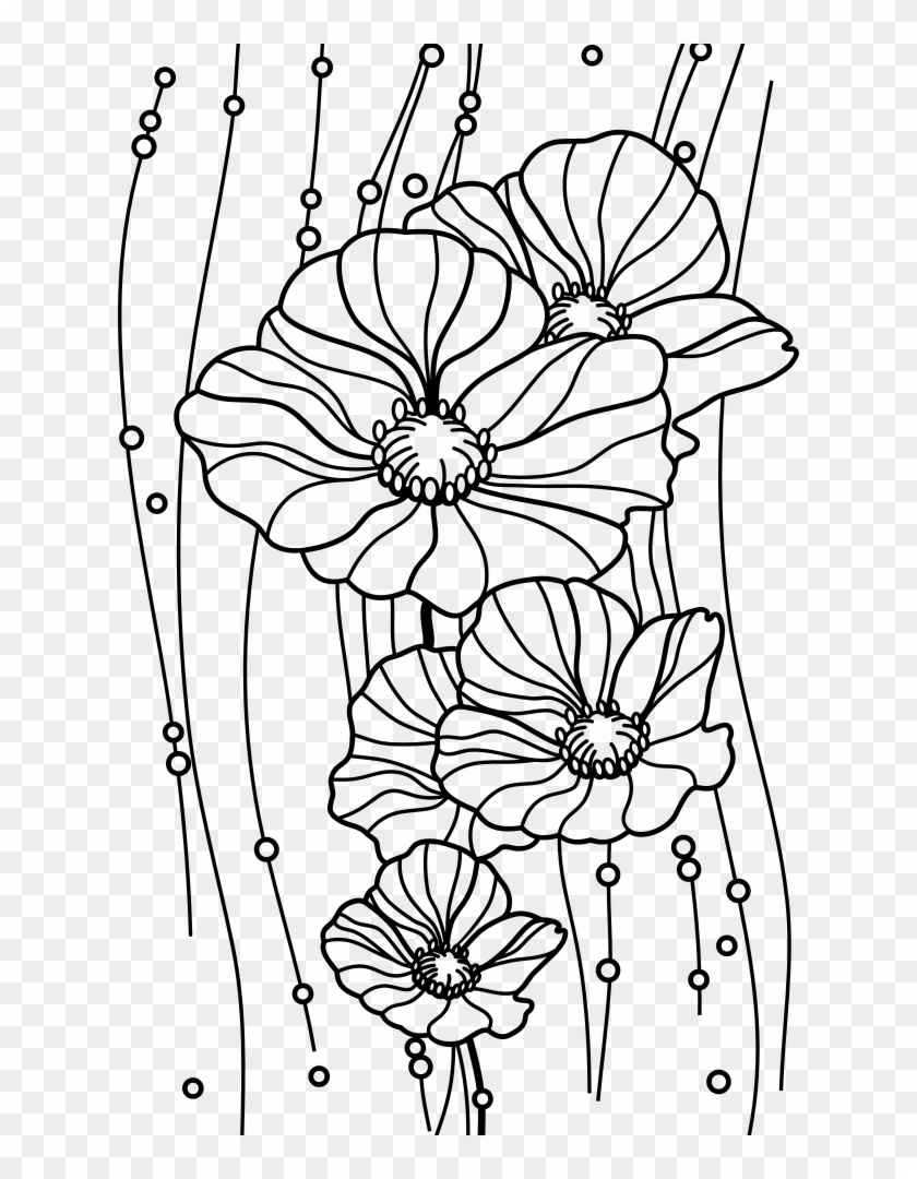 Vintage Flowers - Plotter Cut Flower Designs #856128