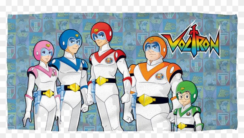 Voltron Team Fleece Blanket - Voltron - Team Beach Towel 57 X 36in #856232