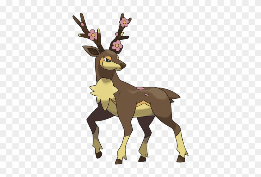 Sawsbuck Spring Pokédex - Pokemon Deerling #856253