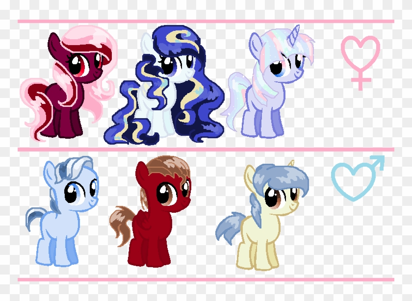 Adoptables Filly/colts Closed By Sugarmoonponyartist - Mlp Fillies And Colts #856261