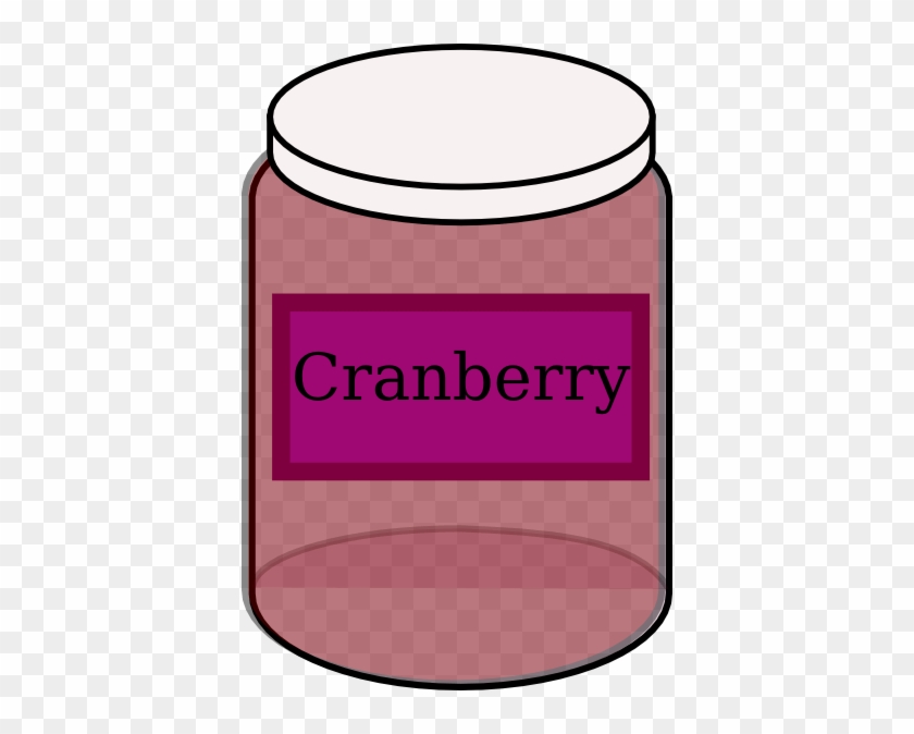 Cranberry Food Jar Clip Art At Clker - Clip Art #856348