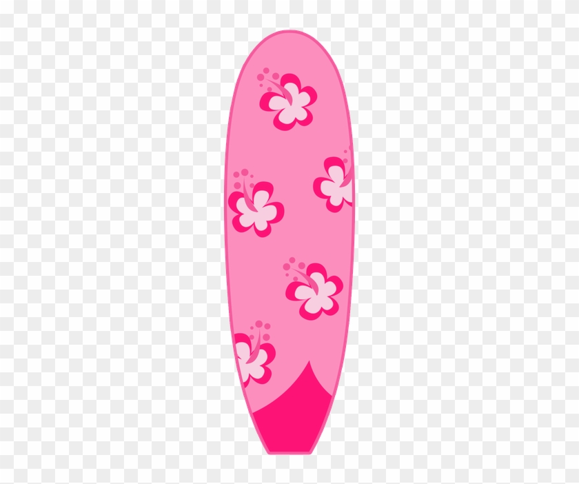 Selma De Avila Bueno - Pink Surfboard Clipart #856360