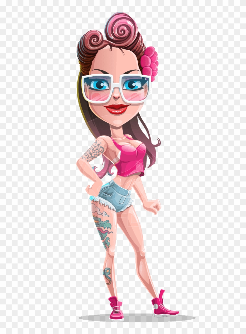 Cindy The Sexy Urban Candy - Sexy Girl Cartoon Png #856423