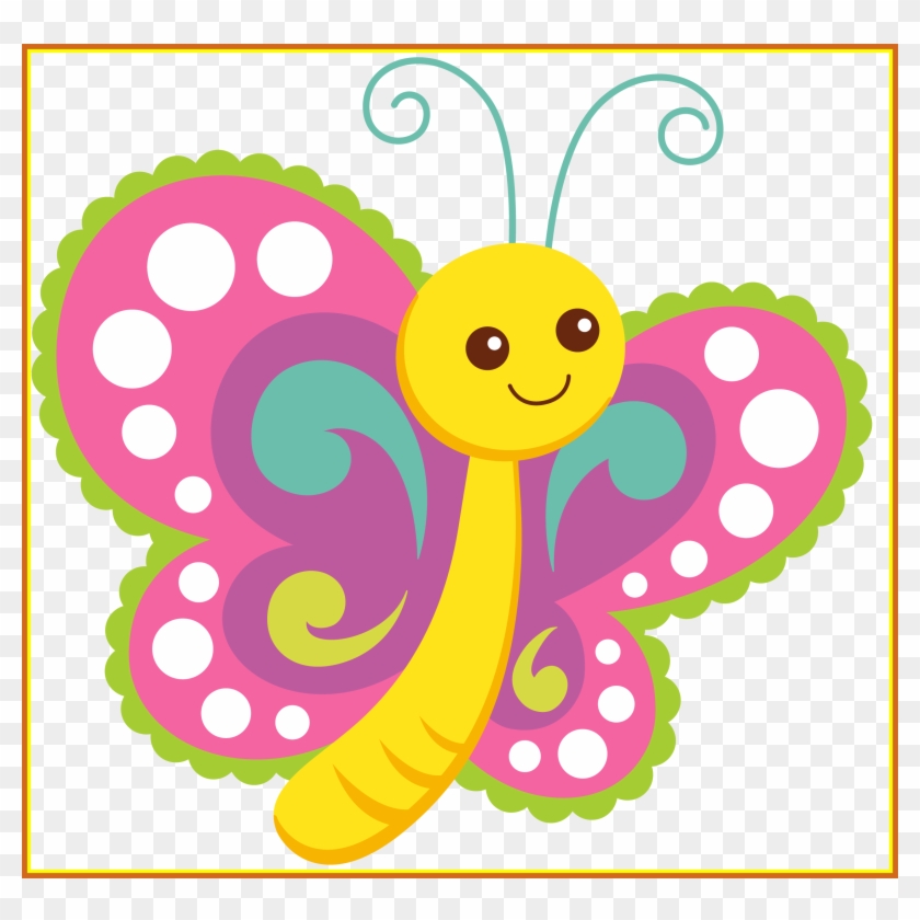 Butterfly Clipart Sunflower With Butterfly Clipart - Imagenes De Mariposas Bebes #856452