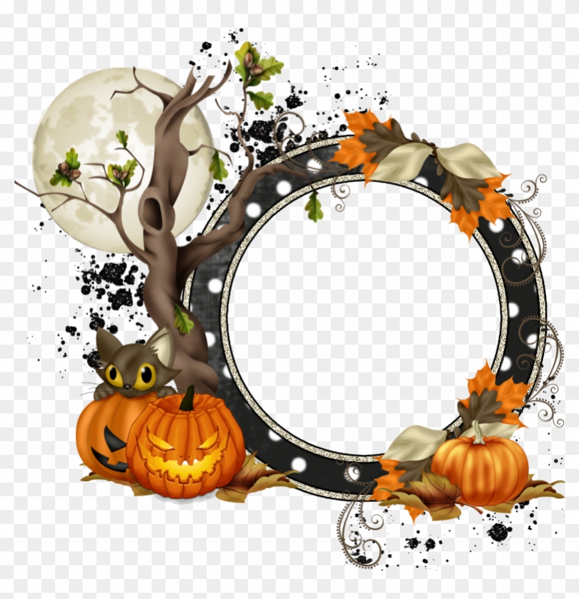 New Clusters Halloween Villagescrapbook Paperpattern - Halloween Pumpkins #856467