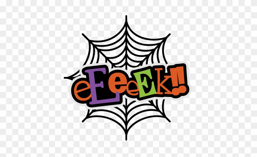 Eeeeek Svg Scrapbook Title Halloween Svg Scrapbook - Svg Scrapbook Happy Halloween #856473