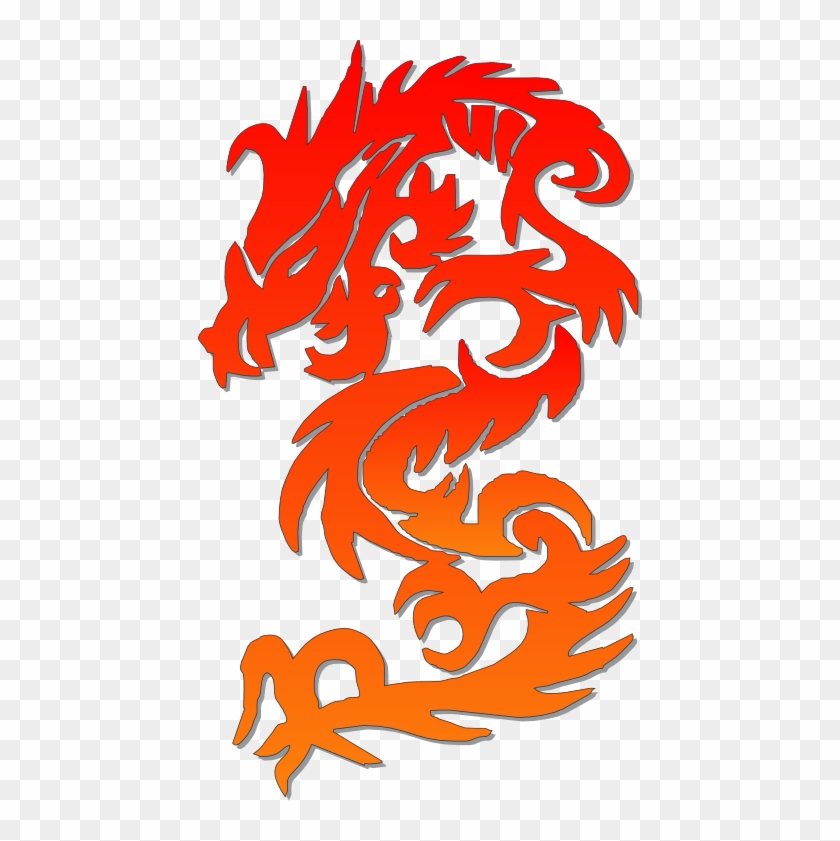 Chinese Dragon Clipart Symbol - Chinese Dragon Logo Png #856581