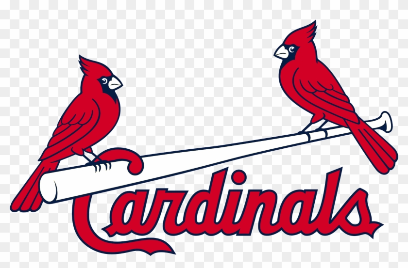 Louis Cardinals Birds On Bat Logo - St Louis Cardinals Logo Vector #856715