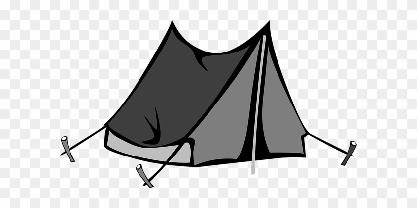 Camping Tent Canvas Camp Summer Outdoors G - Camping Tent Clipart #856722