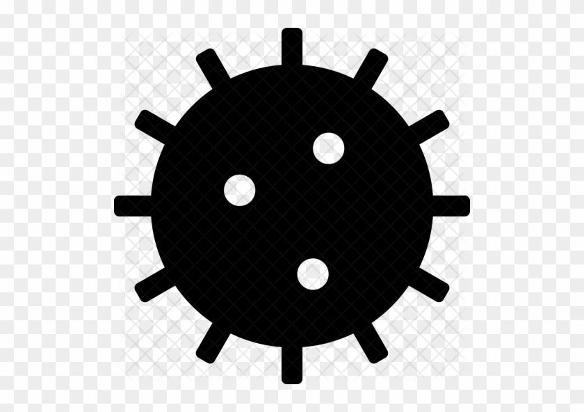 Bacteria Icon - Cartoon Bacteria Png Black And White #856729