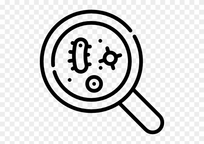 Germs Free Icon - Png Magnifying Glass Icon #856739