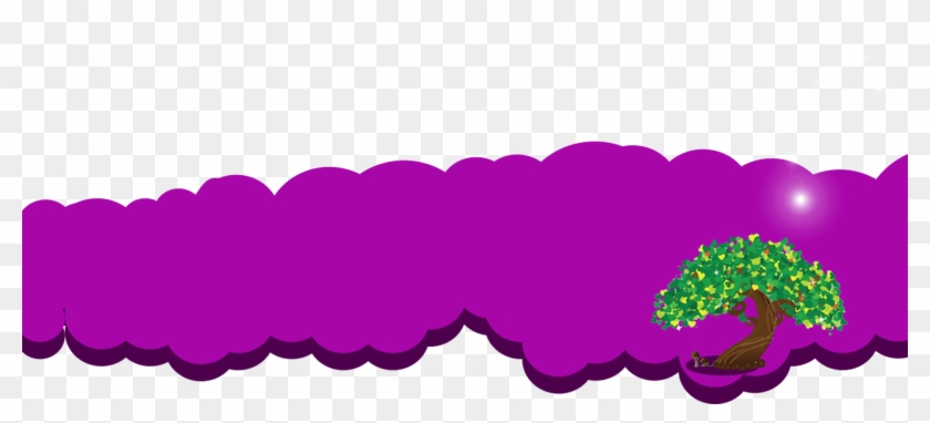 Purple Wave Border - Purple #856808