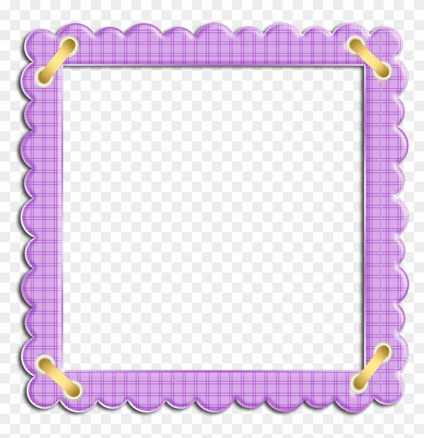 1 - Purple Dots Frame #856815
