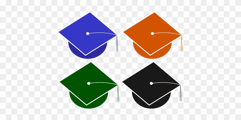 Hat Graduation School Cap Collage Student - Mũ Tốt Nghiệp Vector #856986