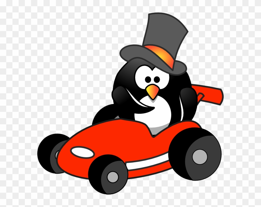 Penguin In A Car #857029