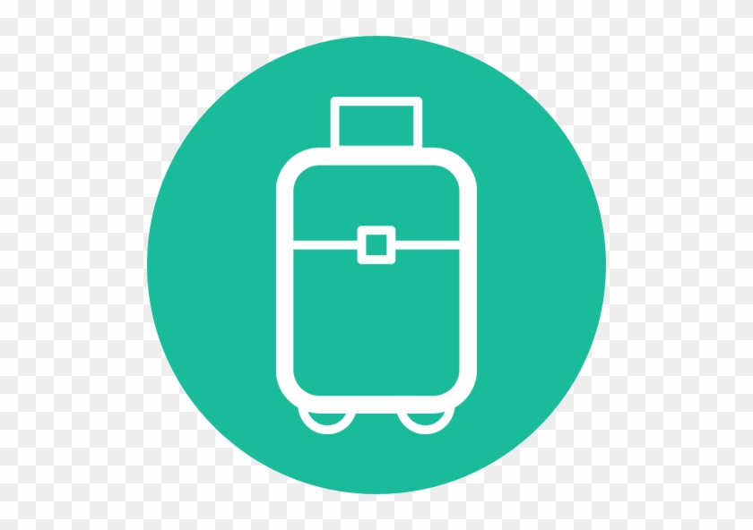 Suitcase Travel Flat Design Travel Icon Png Suitcase - Travel Icon Png #857138