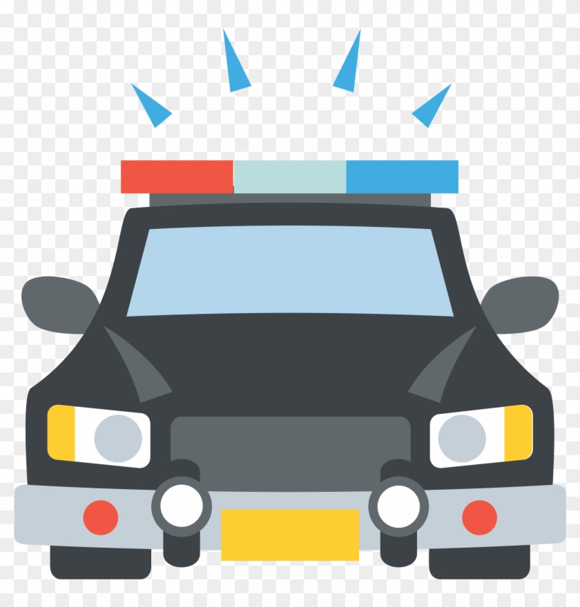Car Driving Clipart 28, Buy Clip Art - Police Car Emoji #857160