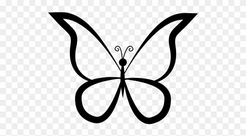 Butterfly Template Printable Fcbihor - Outline Image Of Butterfly #857223