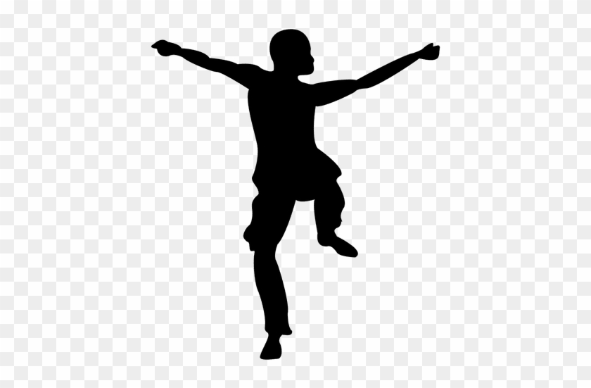 Boy Dancing Silhouette - Dancing Silouette Transparent Background #857291