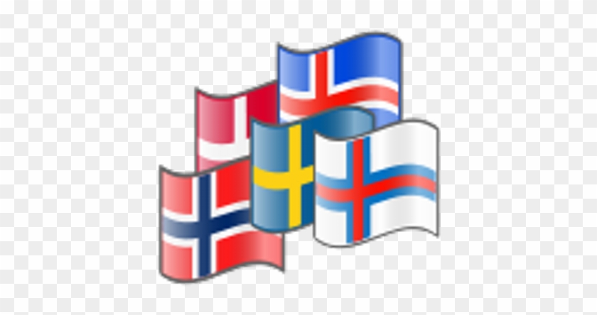 Scandinavian Centre - Nordics Flag Icon Png #857327
