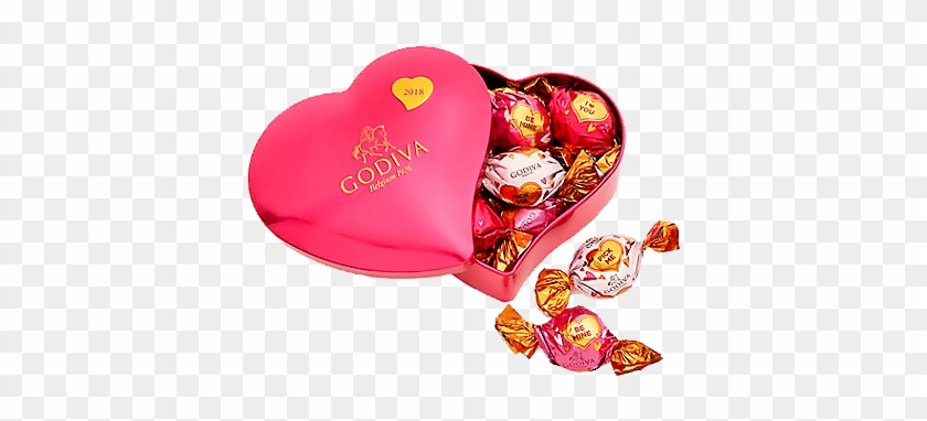 Valentine's Day Heart Tin With Individually Wrapped - Valentines Day Images 2018 #857349