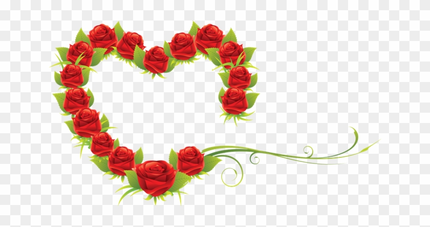 Red Roses And Hearts - Happy Valentines Day Images Png #857362