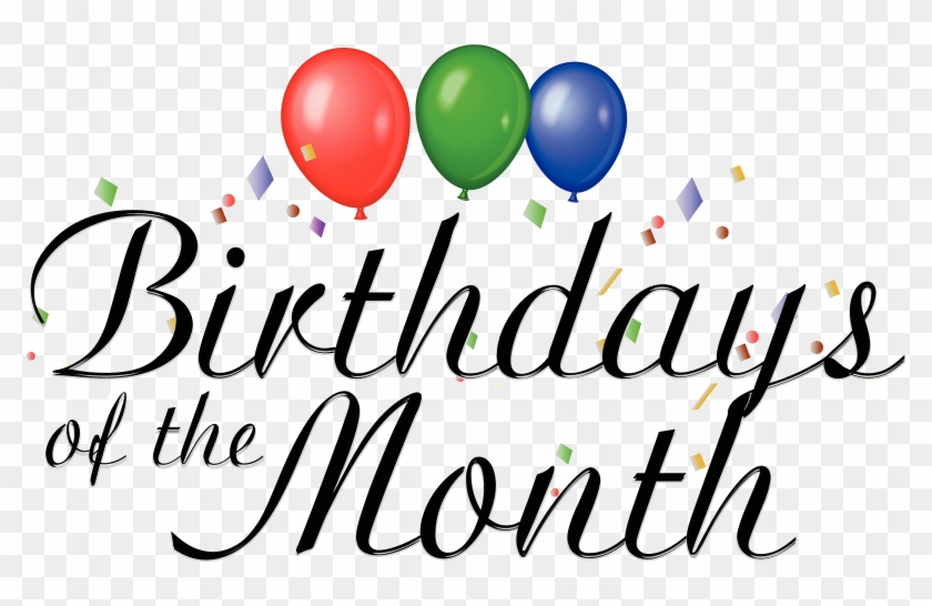 Happy January Birthday Clipart - Birthdays Of The Month #857470