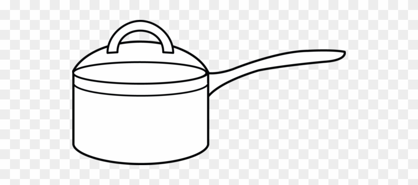 Pot Free Clip Art - Saucepan For Coloring #857471
