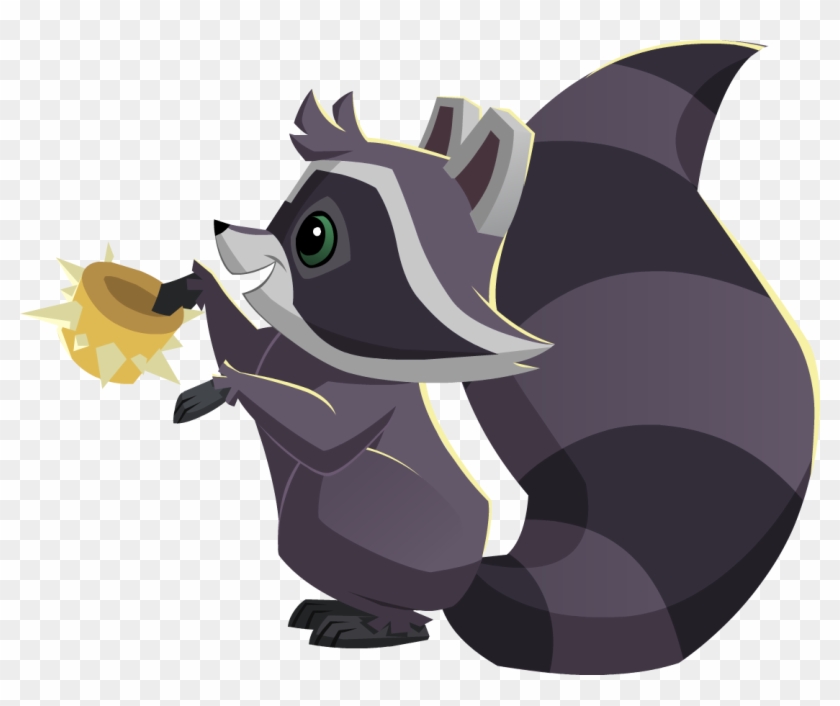 Raccoon With A Spike - Animal Jam Spike Png #857608