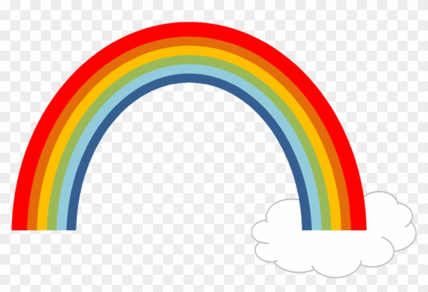 Rainbow Cloud Sky Nature Summer Png Image - Arco Iris Con Nube Png #857634