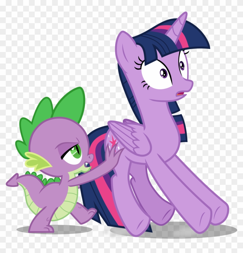 Spike Pushing Twilight By Frownfactory Spike Pushing - Spike Pushing Twilight #857665