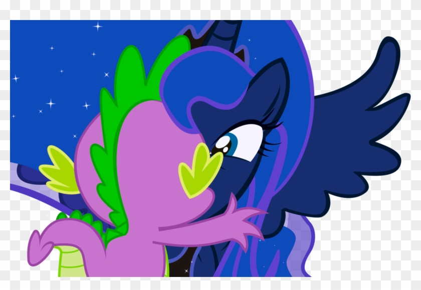 Your Princess Enjoys This, Spike By Titanium Dats Me - Princess Luna X Spike #857713