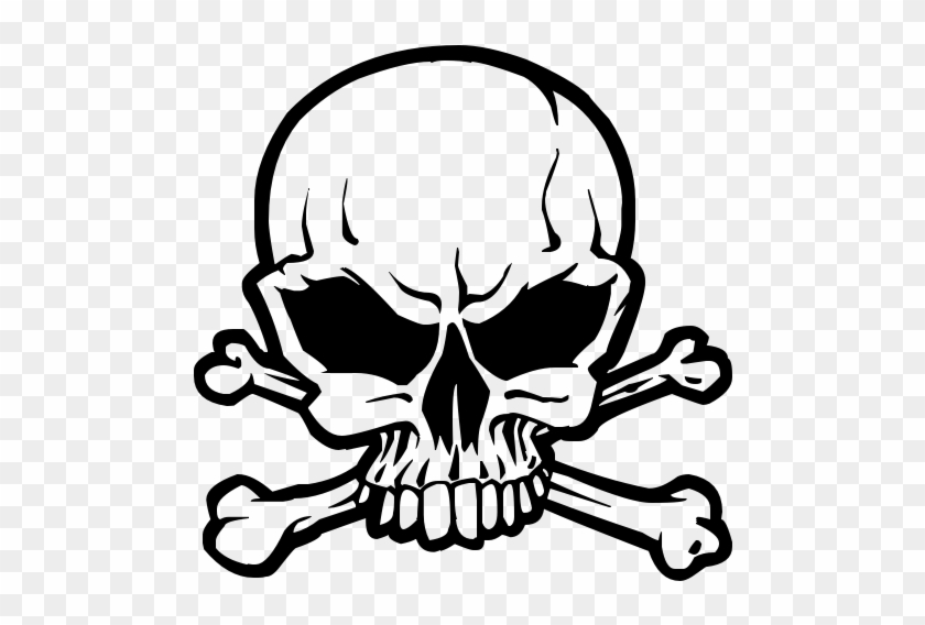 Skull - Google Search - Skull And Crossbones Decal #857815